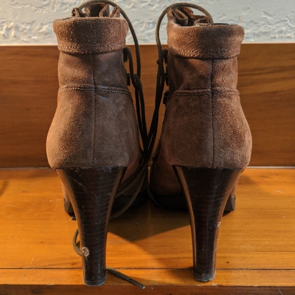 Ralph Lauren Lace Up Booties - Picture 3 of 7